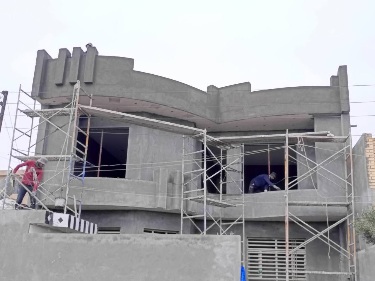 جانب من العمل اليومي 
بياض شغل درجه اولئ 
لباخ جص سمنت سقل
واجهات ديكورات 
مساطر شغل درجه اولئ 
نشتغل عل متر +مقطوعه +يوميه
***********
👆وتساب
