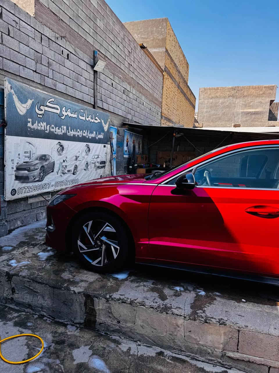 سوناتا 2021 محرك 2500 رقم بغداد حرة نص فول حادثها بنيد مبدل وداير مال جاملغ  سيارة جاهزة ماشية 123k للبيع او مراوس وي النترا العنوان البصرة الزبير سعرها 145 رقم *********** البصرة, العراق
