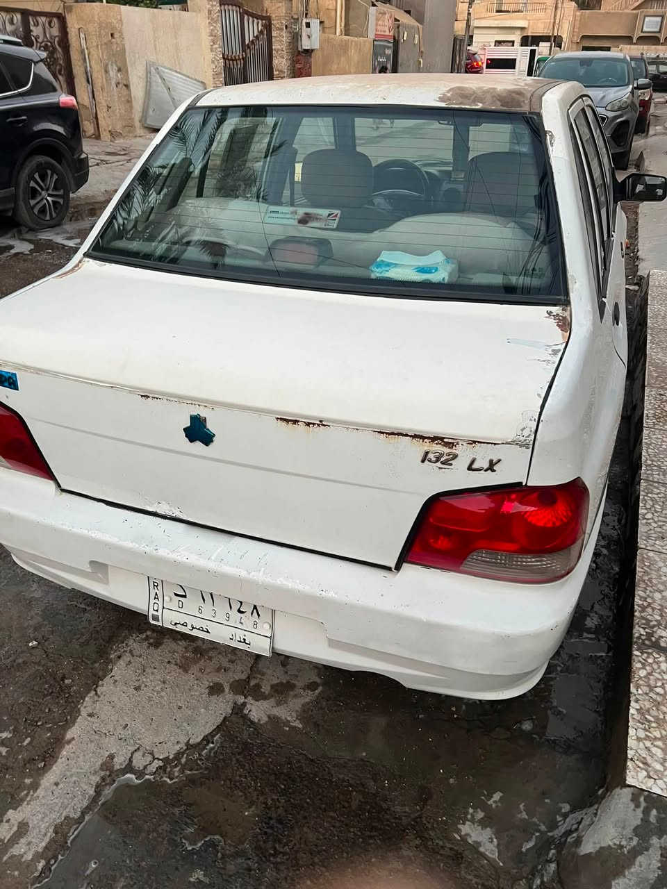 ‏سلام عليكم من رخصة ‏ الآدمي سيارة سايبة منغولي موديل ￼ ￼￼20011 سيارة نظيفة فقط بيها جراد كدامك واضح سعر 33رقم مبيل ***********

