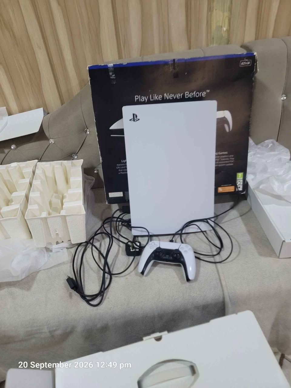 Ps 5 fate dejetal
ئەم پلەیی 5 هەیە بۆفرۆشتن
پاکەتوو ئەشیایی خۆیی لەگەڵەو نەکراوەتەوە بەزەمان.
یاری gta 5 و fc25 لەگەڵە.
نرخی415 $ دۆلار.
شوێن سلێمانیی گەیاندن بۆناو سلێمانیی هەیە.
.ژ.م.*********** السليمانية, العراق

نص مكتوب في الصور:
- 20 September 2026 12:50 pm
- 20 September 2026 12:49 pm
