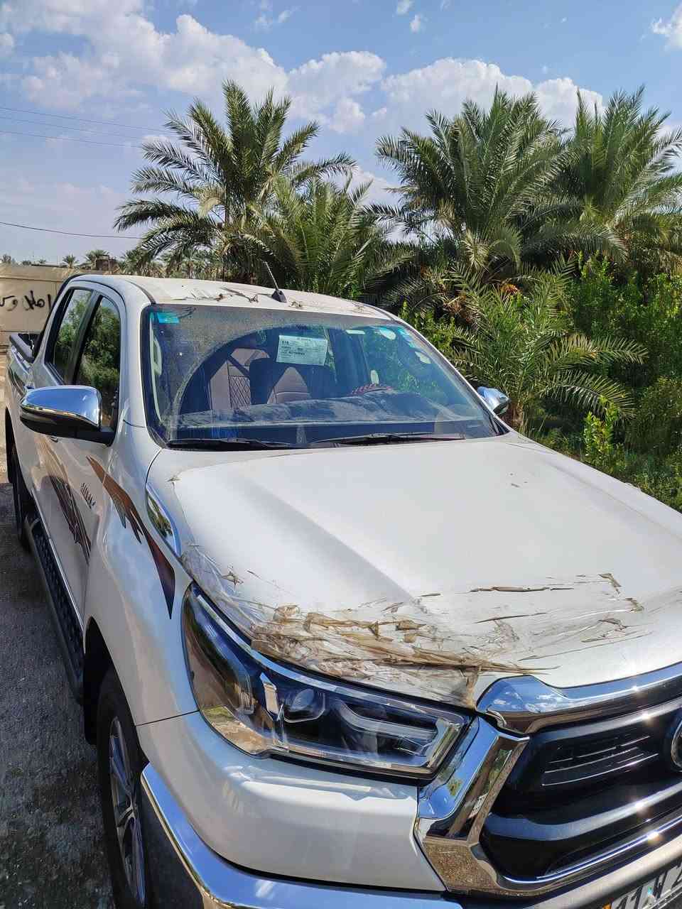للبيع بيكم هايلوكس 24سعودي رقم بغداد ماشيه ٣٢الف سياره مكفوله كفاله عامه رقم تلفون ***********او***********
