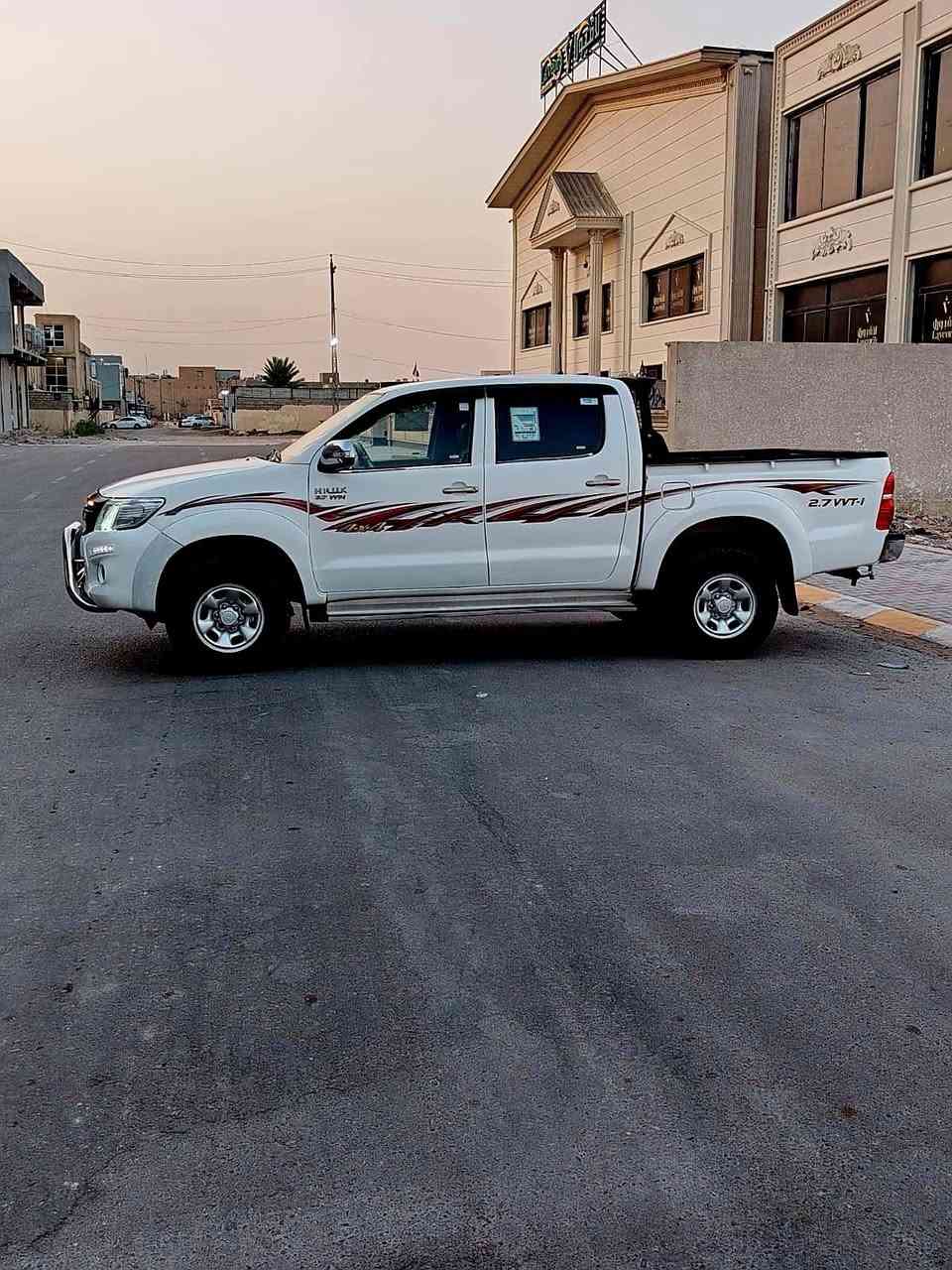 السلام عليكم للبيع بسعر 147 بكم 2014 خليجي كويتي اتماتيك فول مكينه 2700 فور ويل كير ومكينه شرط ابلاديه بيه قطعتين وتكمه صبغ واكعه عليه سقيفه السياره جديده صدر وتخم تايرات جدد سنويه جديده برائة ذمه موجوده تحويل ثاني يوم العنوان تكريت ***********
