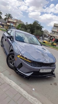 السعر ١٢،٨٠٠ كيا كي فايف K5 موديل ٢٠٢١  ١٦٠٠ تيربو سيارة حادث موضح بال...