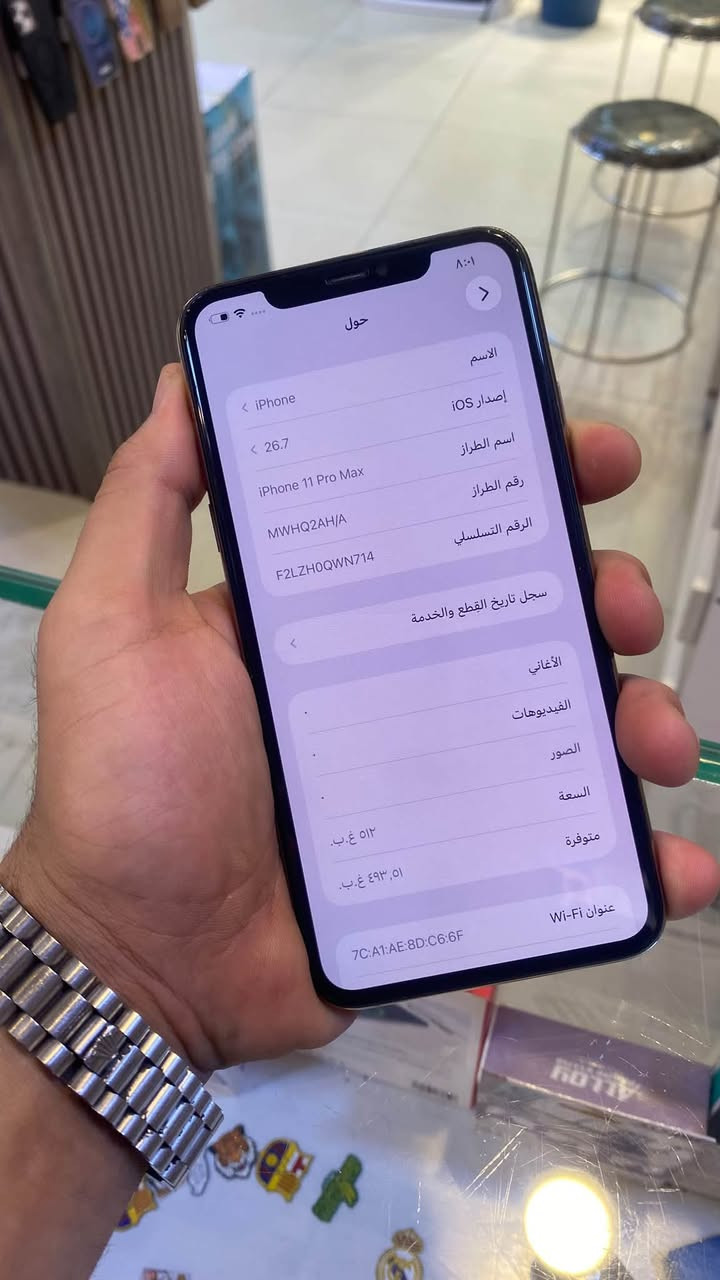 آيفون ١١ برو ماكس • ٥١٢ • بطارية ١٠٠٪
