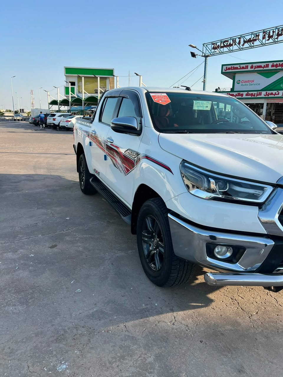 تويوتا هايلوكس  2023 4×4 بصمة

مكفولة من الصبغ والتبديل والفتح كير محرك كفالة ساز 
رقم اربيل المكان البصرة
السعر 320 ورقة وبي مجال 

✅ الموديل:2023

✅ نظام الدفع: رباعي (4×4)

✅ المحرك: 2.7 لتر – 4 سلندر

✅ ناقل الحركة: أوتوماتيك 6 سرعات

✅ عدد المقاعد: 5

المواصفات:

✨ شاشة 8 إنش

✨ كاميرا خلفية

✨ حساسات أمامية وخلفية

✨ مصابيح LED

✨ مثبت سرعة

✨ نظام الثبات الإلكتروني (VSC)

✨ مساعد صعود المرتفعات (HAC)

✨ نظام ABS

✨ وسائد هوائية

✨ جنوط 17 إنش

✨ خزان وقود 80 لتر

📞 للاستفسار والاتصال
***********
