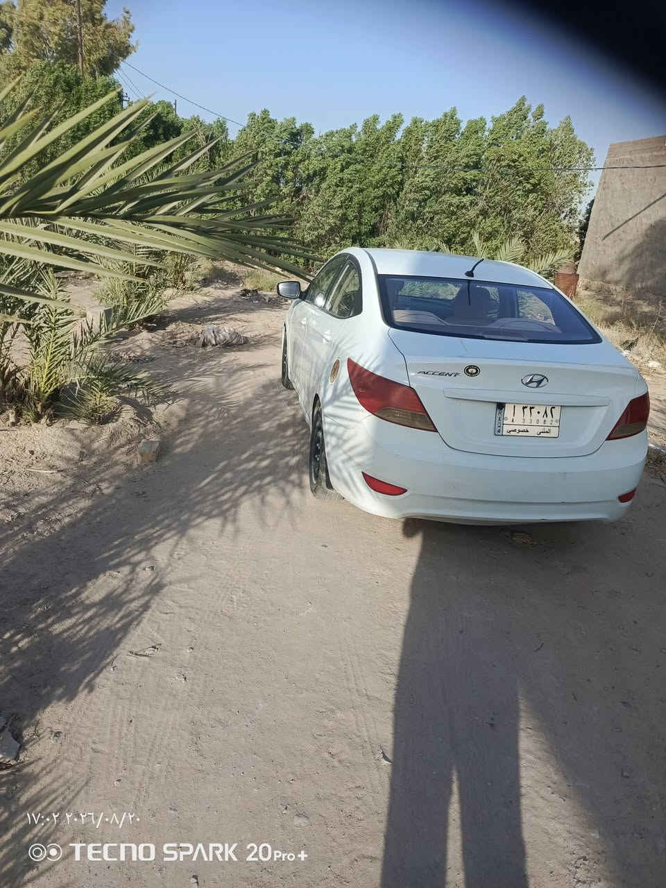 سلام عليكم 
اكسنت 2016 خليجي
محرك 1600
بيه قطعتين صبغ 
عليه غرامه 500ينزلن من سعره
السعر 85 
***********

نص مكتوب في الصور:
- ١٧:٠٣ ٢٠٢٦/٠٨/٢٠
- TECNO SPARK 20 Pro+
- ١٧:٠٢ ٢٠٢٦/٠٨/٢
- TECNO SPARK 20Pro+
- ١٧:٠٢ ٢٠٢٦/٠٨/٢٠