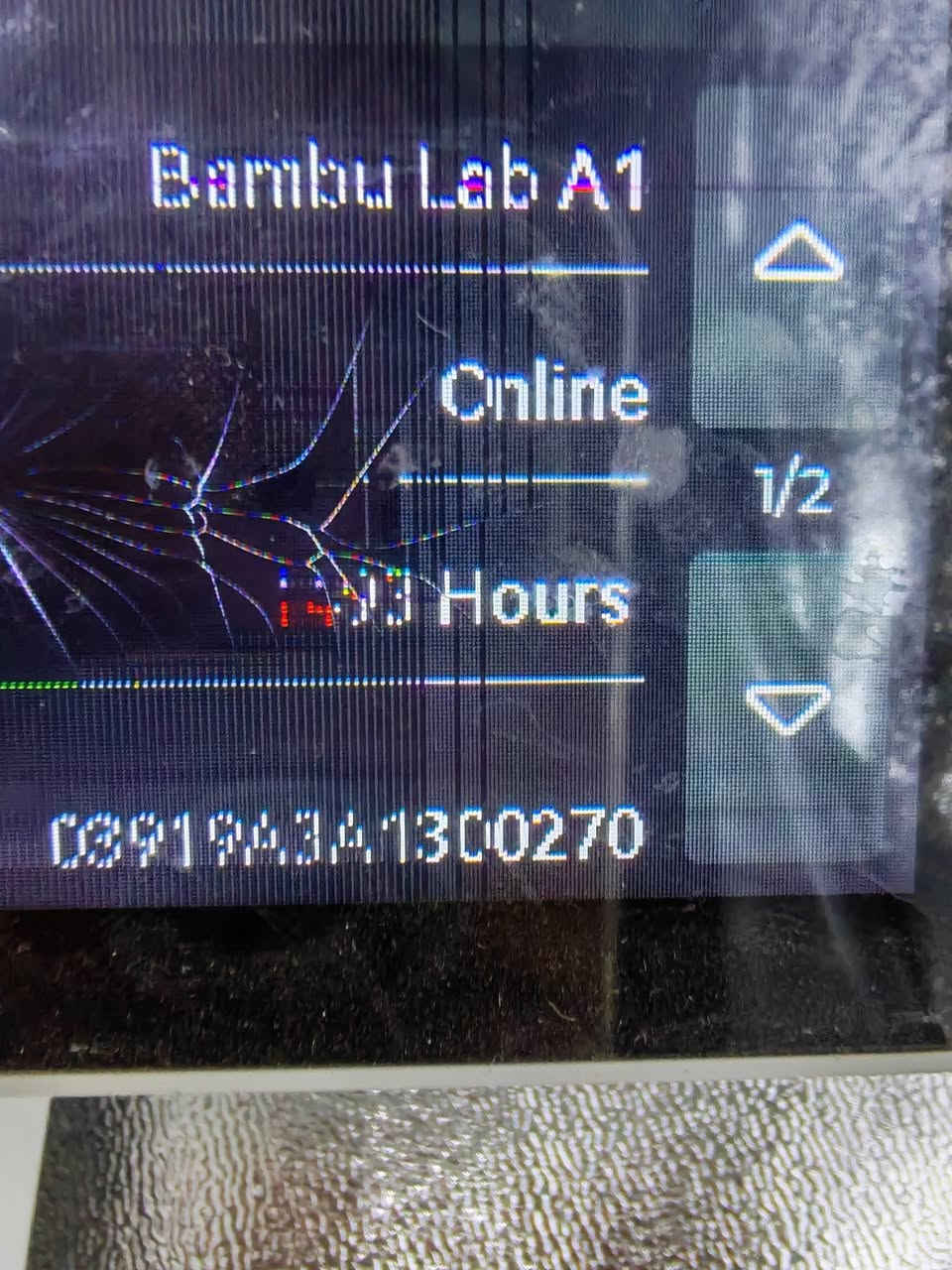 بامبو لاب A1 • بدون AMS • شاشة مفطورة