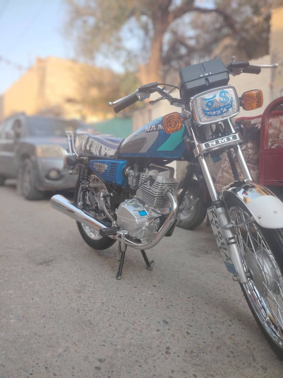 سلام عليكم شباب دراجه للبيع اوراق 23 رقم سنويه مليونيه وبيها مجال ***********
