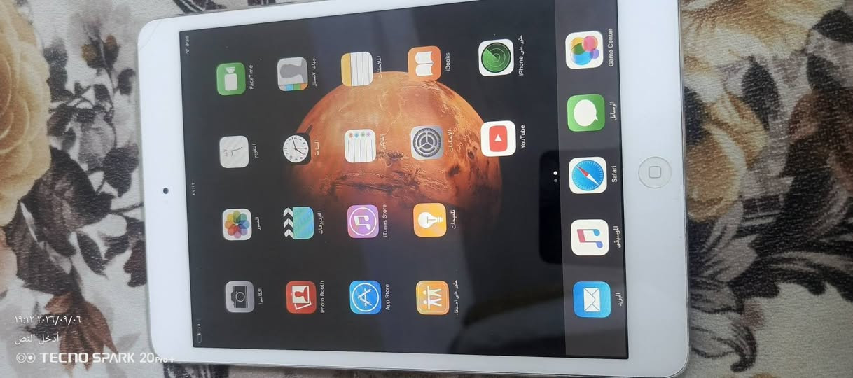 سلام عليكم ايباد للبيع بطاريا96ذاكرا16سلاسا فول دقا فول ايباد نضيف السعر100بي مجال هاذا رقمي وبي واتساب***********
