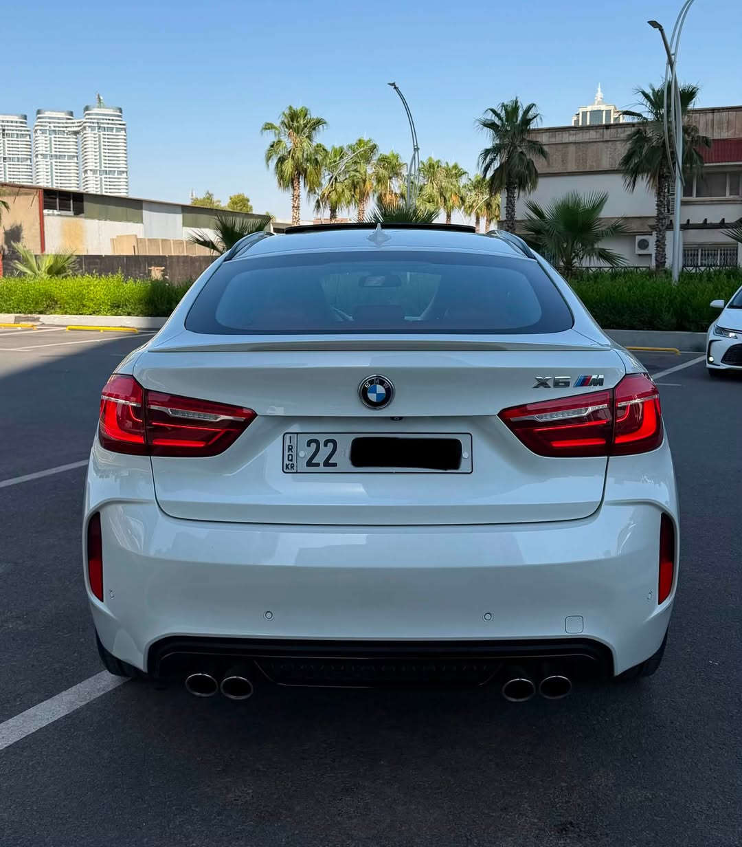 سلام عليكم
للبيع BMW x6m 

موديل :2015

محرك :v8 twin power Turbo 🚀🚀

محرك : s63

قوة حصان :575hp 🐎🐎

سيارة : M Power بلاد

عداد: 330km

…………………………………………..

بصمة 

سلايد

صقف: شامو

ابواب شفط

ابواب بصمة

ابواب بردة

كشنات هيتر🔥

كشنات تبريد ❄️

كشنات كهرباي

رادار امامية 

تحديد سرعة

لايت :BMW Adaptive LED

صندوق كهرباي

سماعات:🔊🔊BANG&OLUFSEN

كامرة:360’

تبريد ثلج ❄️ 

نظام : M1.M2

نظام: sport.Efficient.sport Plus

نظام :m power

…………………………………………………………………..

سيارة جديد

ماشية: 70 الف 

بدون صبغ مكفول

سيارة وكالة عروش اربيل 

سيرفس كل بشركة bmw

ضمان :  2 سويج

كير محرك بشرط 

كهربائية كل بشرط

صدر بشرط

سيارة جديد 

رقم اربيل جديد

فحص هزة جديد

……………………………………………………………………

سعرة: 310$ ورقة مجال

مكان : اربيل 

رقم تلفون 

*********** 

***********

