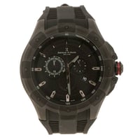 الساعة التي تظهر في الصورة هي Bernhard H. Mayer Victor Chronograph، وه...