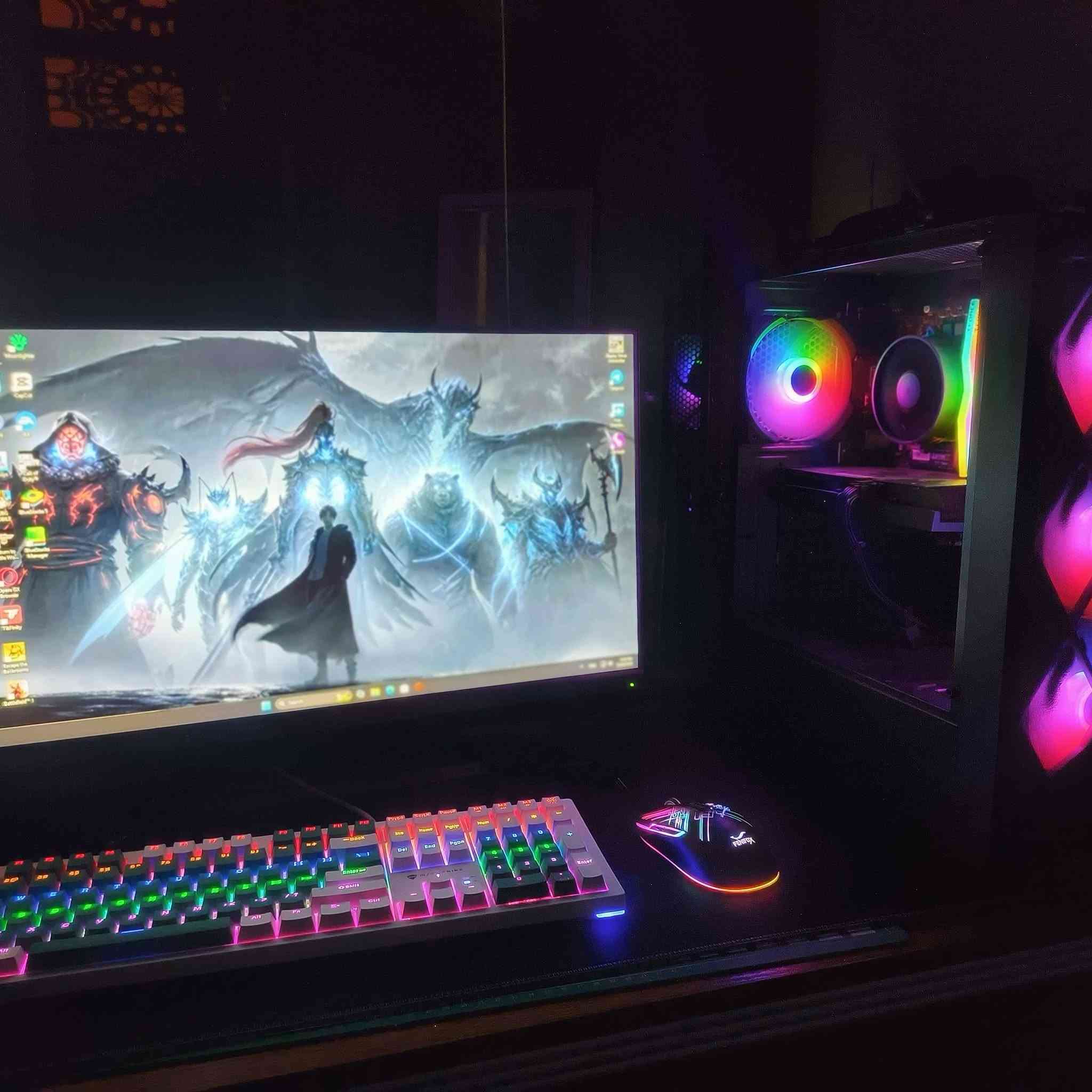 السلام عليكم كلبي عندي تجميعه اريد ابيعها وياها يو بي اس هاي المواصفات كيس وال يو بي اس950
GPU: RTX 3060 12GB ZOTAC DUAL
CPU: I5 12400F 6 CORE 12 THREAD 4.4GHZ 
RAM: 8×2 16GB T-FORCE RGB 3600MHZ
M.2 NVME: 1TB WD BULLET GEN3 
M.B: GIGABYTE H610M
PSU: 650W BRONZE 
CASE: Xigmatek Duke 4FAN 
اليوبي اس 
MAXIMA 2000VA ONLIN 1600W
هذا رقمي***********
