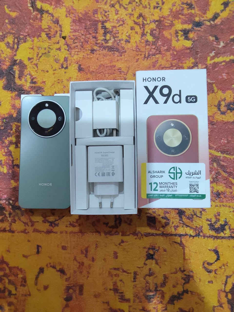 السلام عليكم للبيع هونر x9d غني عن التعريف ذاكرته 256 عشوائية 12 بطارية 8300 ملي امبير معدل تحديث الشاشة 120 الجهاز اخو الجديد ملحقات كاملة سعره 450 وبي مجال مكاني بابل توصيل موجود للاستفسار خاص او ***********
