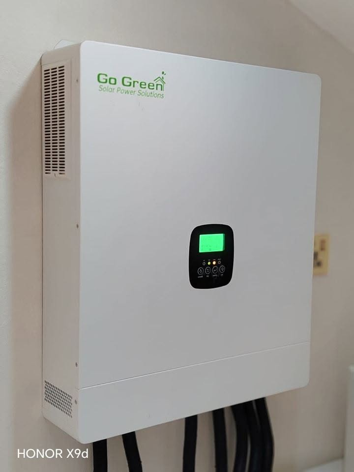 للبيع انفيرتر جديد
مستخدم اقل من اسبوع من شركة Go Green سبب البيع صوت المراوح كما موضح في الفديو لان التأسيس داخل صالة الضيوف يعني يحتاج مكان معزول وهذا سبب الاستبدال

السعر 790
المواصفات مذكورة في الفديو
12kw
مدخلين للالواح كل مدخل 8 الواح 650w او اعلى
Ip21
للاستفسار ‭***********‬
