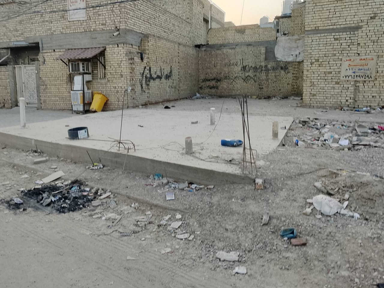 قطع ارض • 120م 180م ركن • الرئاسه شارع عشرين
