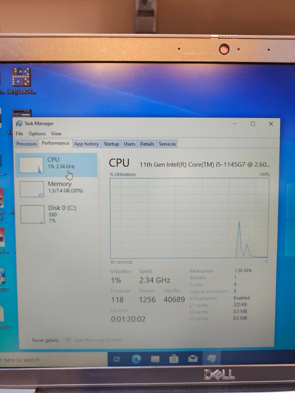 ديل 5420 • i5 الجيل 11 • SSD 256GB