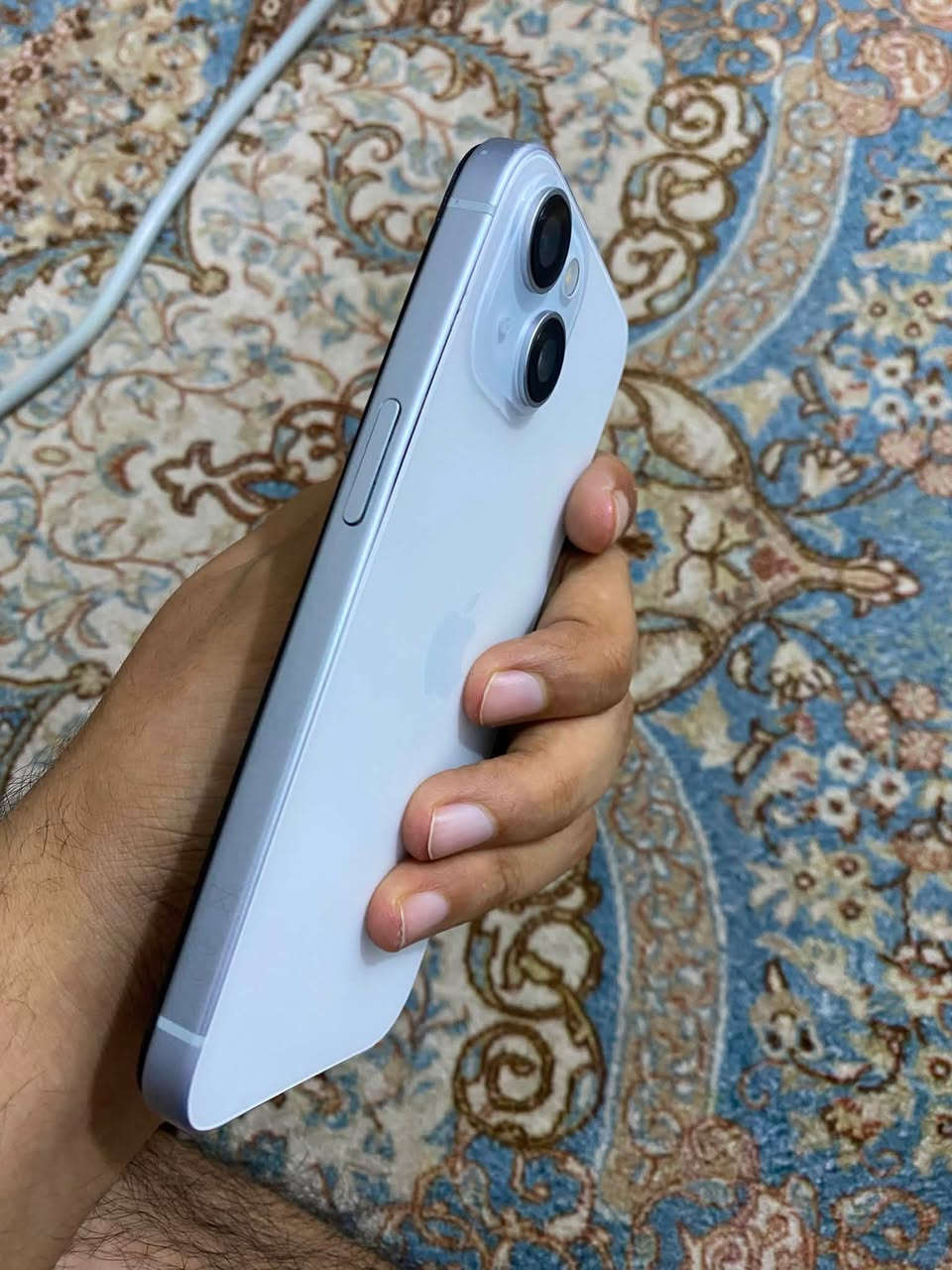 ايفون 15 عادي شرق اوسط AA/A
ذ 128 بطارية 83 بلادية مشحون 690
مبدل بس شاشة الباقي كلة مكفول نضافتة كدامكم مكاني بغداد 
السعر 625 وبي مجال بسيط 
***********
