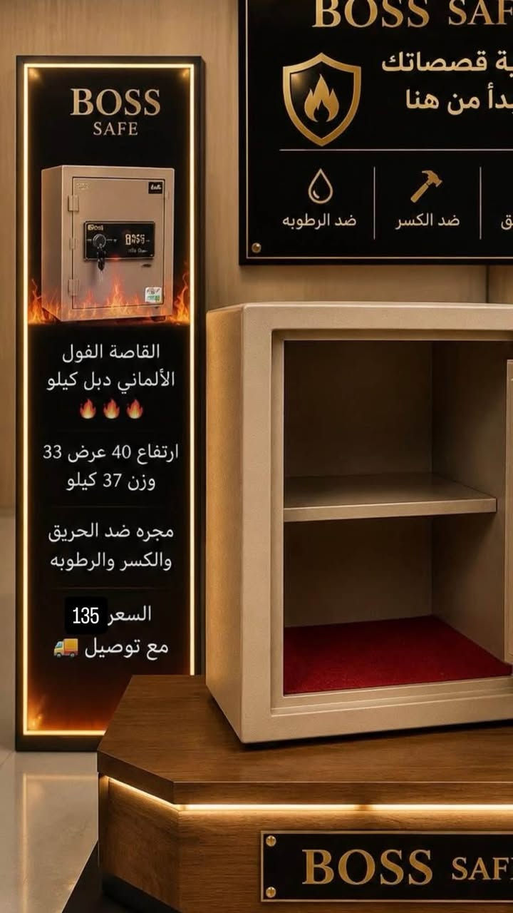 🔥 قاصات فول لفول ضد الحرق  

📦 تخلي بيها كلشي مهم عندك بأمان  

✅ تفحصها عند الاستلام  
↩️ إذا مو نفس المواصفات ترجع بدون دفع  التوصيل 
للستفسار ***********
