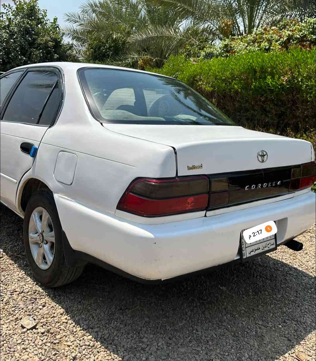 للبيع كورلا موديل 1993
مكينه    ١٦٠٠

دشبول نضيف 

وبطائن وداخل  مدوشمةً جديد 

جام كهربائي

مشط بل كارتون 

حداديه اماميه وخلفيه جديده 

كهربائيات كله شغاله 

تخم تاير جديد 

بطارية جديدة 

راديتر جديد 

مجموعة التبريد كلها  كاملة شغالة وبواري جدد ما عدا الفريز بي ليك 

رقم صلاح الدين سنويه ٢٠٢٨ شهر ال٩ 

  السيارة حلوه وكاعدةً ونضيفةً كلش 
بيهةً 2 قطع صبغ 

السعر  ٥٥

‭***********‬

العنوان صلاح الدين / الضلوعية. 

‭***********‬
