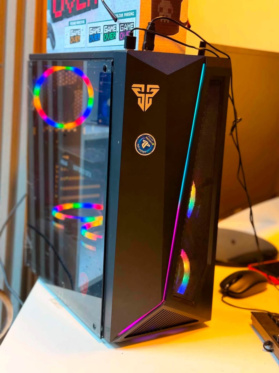 بي سي للبيع
:

المعالج core i5 9400f 

كرت الشاشة GTX 1650

رامات 8 في 2 ddr4

ssd 256 

MB B365M pro-VH 

Power 600 W

كيس 6 ڤانات RGB

ملاحضه يشغل كل الألعاب فريمات قويه روكت 360f

كيس +َماوس+كيبورد 

السعر 375 ألف فقط 

العنوان الانبار رمادي شارع السينما توصيل موجود 

***********/
