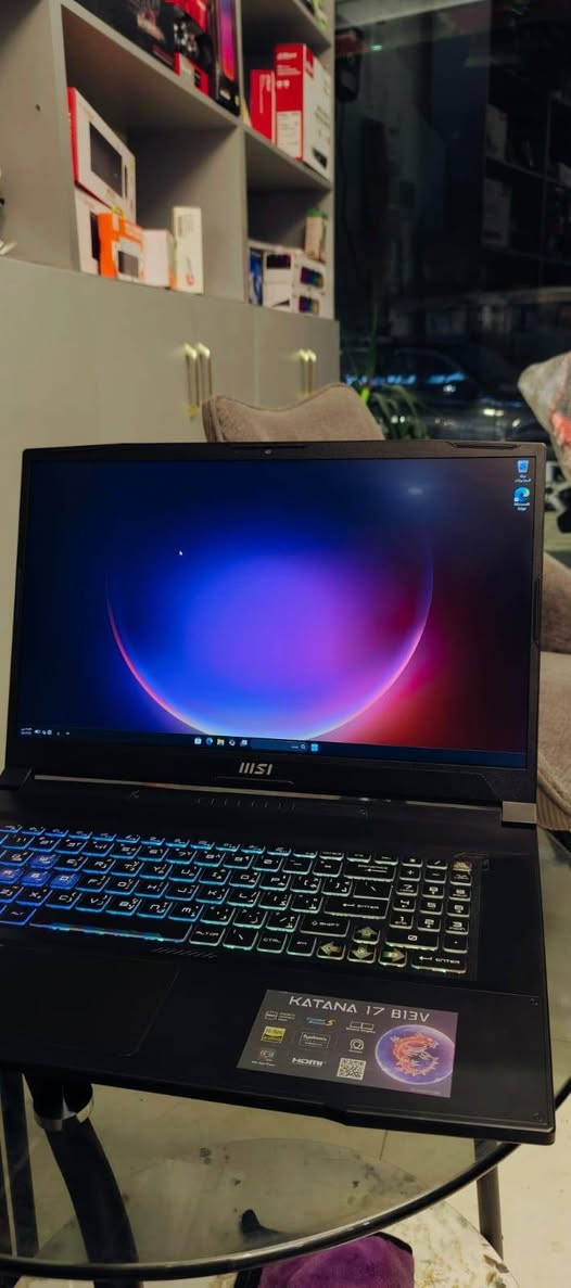 MSI Katana 17

المعالج: Intel Core i7-13620H
كرت الشاشة: NVIDIA GeForce RTX 4070 (8GB - 115W
الذاكرة العشوائية (RAM): 32GB DDR5 (5200MHz)
التخزين: 1TB SSD M.2 NVMe
الشاشة: 17.3 بوصة، دقة FHD، لوحة IPS، بتردد 165H
الحالة: شبه جديد
مليون و800 
للاستفسار ***********

