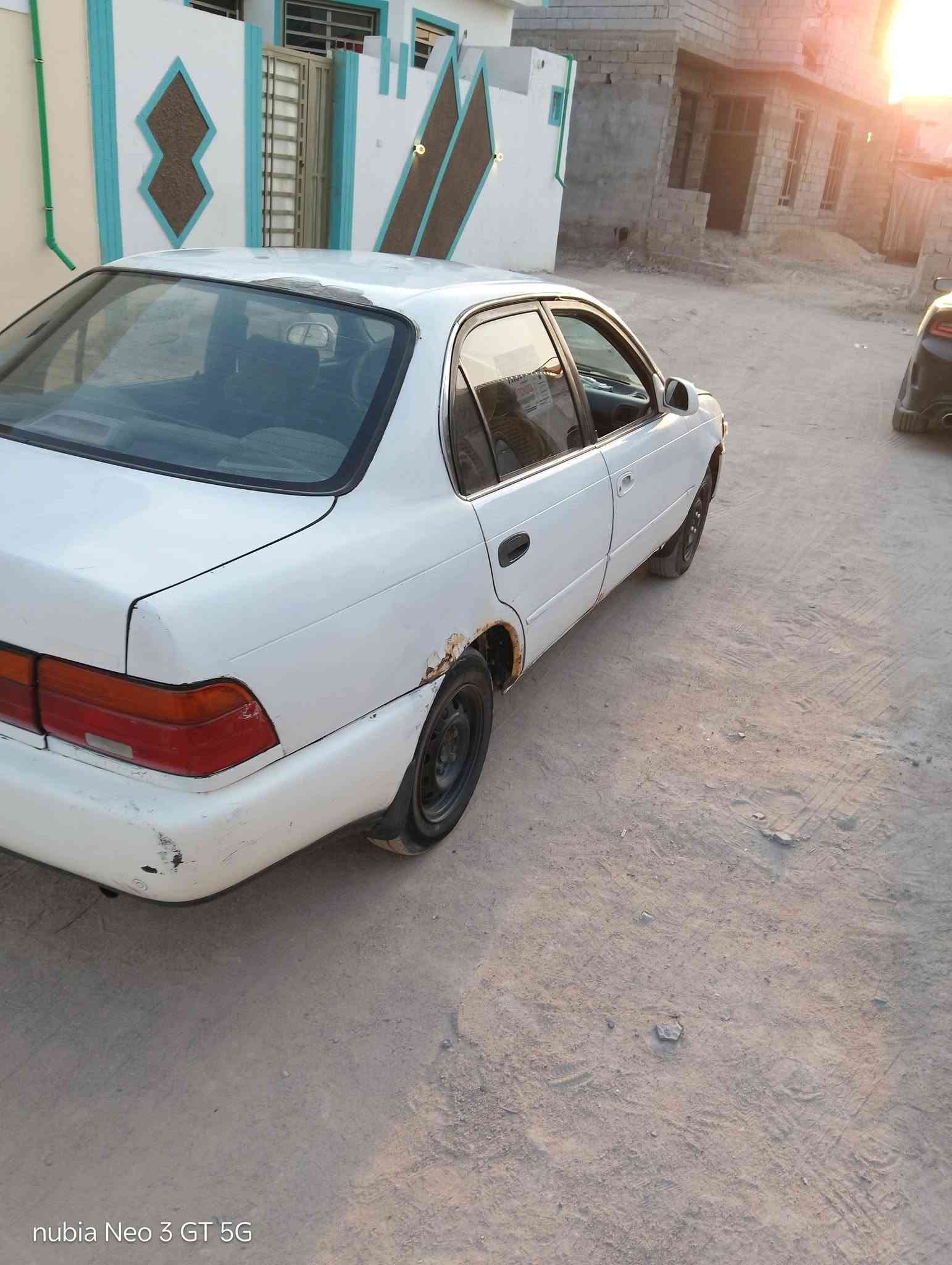 سلام وعليكم كورلا 95 للبيع سنويتها كارتونية منتهيه من 2019 حدادية نص عمر السيارة عوزها ترتيبات سعرها 35 وبيها مجال عنواني البصرة رقمي ***********

نص مكتوب في الصور:
- nubia Neo 3 GT 5G