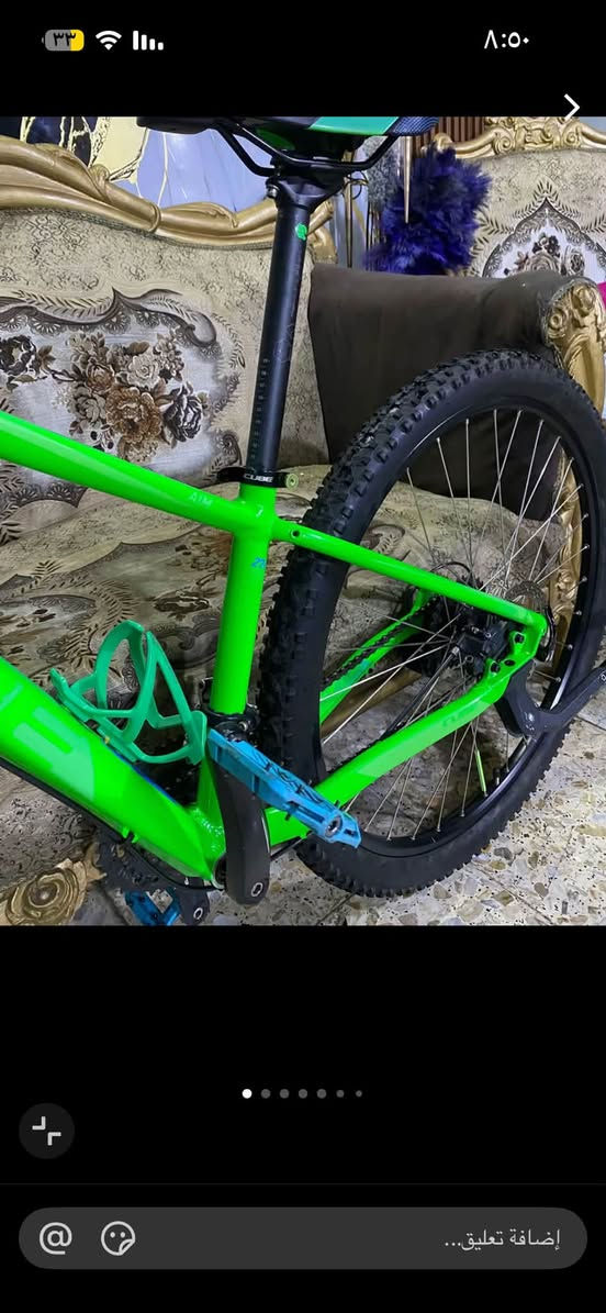 🚲 الوحش الألماني CUBE AKIM 💚

💚 وينهم عشّاق الألماني؟ 💚
جبتلكم الوحش الألماني CUBE AKIM 🇩🇪🔥
وبـ أنسب وأرخص سعر بالعراق!

💵 السعر: 415االف فقط
🔥 وبيها مجال بسيط كلش
نفسها تنعرض بـ 600$ وأكثر!

🟢 المواصفات:
💚 فريم حديث وايرات دفن حجم 27.5 S
💚 فريم ألمنيوم بالكامل
💚 بريكات هايدروليك Shimano
💚 سيت Shimano Acera بالكامل
💚 نظام 3×8 سرعات
💚 مجمع ركبة FSA بولبرن
💚 بطيخات وفلنجات كبس
💚 دبل SR Suntour
💚 4 تحكات قفل + فتح
💚 تحكم من الستيرن
💚 تقوية وترخية حسب وزنك
💚 سرج + مده سرج + ركبة + ستيرن ختم CUBE
💚 قاعدة مطارة من ماركة T-One

🔥 الدراجة جاهزة من كلشي وما تحتاج أي شي!

⚠️ ملاحظة:
بيها فقط شخط بالفريم، موضح بالصور، بسبب حشر الزنجيل بين الصينية والفريم وصار الشخط بهالشكل.

📍 العنوان: بغداد – الكفاح – شارع الشيخ عمر
📌 قرب مستشفى الطوارئ

📩 للاستفسار خاص
📞 ***********

💚🚲 CUBE AKIM — ألماني، مرتب، وسعر ما يتعوّض!
