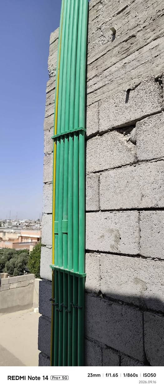 تم اتمام شبكة ppr 
 عملنا كافة التاسيسات الحديثه.
***********

نص مكتوب في الصور:
- REDMI Note 14 Pro+ 5G 23mm f/1.65 1/25s ISO2500 2026.09.17
- REDMI Note 14 Pro+ 5G 23mm f/1.65 1/33s ISO640 2026.09.17
- REDMI Note 14 Pro+ 5G 23mm | f/1.65 | 1/33s | ISO1000 2026.09.17
- REDMI Note 14 Pro+ 5G 23mm f/1.65 1/100s ISO160 2026.09.16
- REDMI Note 14 Pro+ 5G 23mm f/1.65 1/860s ISO50 2026.09.16