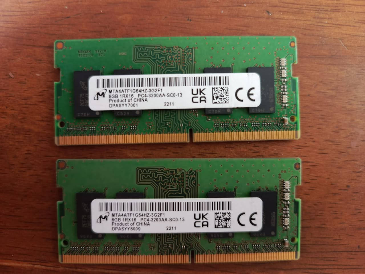 السلام عليكم ورحمة الله وبركاته
اخوان يتوفر رام لابتوب
DDR 4 3200 حجم 16 كيكا قطعتين (8 كيكا × 2) خوات
-       متوافقة مع معظم اللابتوبات
حاليا مشدودة على لابتوب شغاله بصورة ممتازة
السعر 125 الف الموقع بغداد للتواصل *********** واتس ايضا مع الشكر لادارة الكروب
