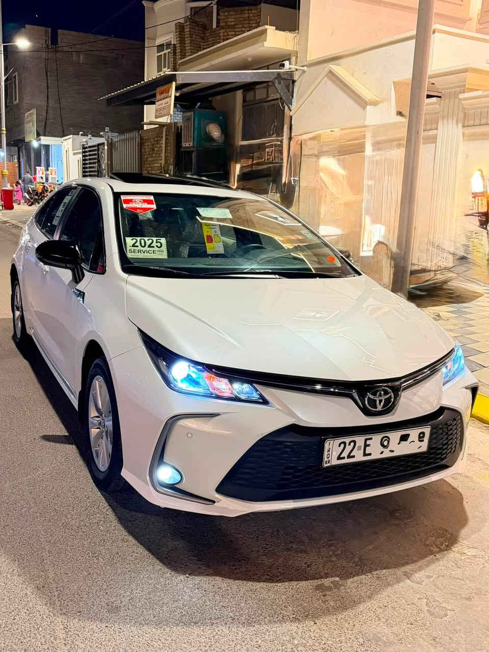 تويوتا كورلا 2024 خليجي (جيهان )✅
فول مواصفات :1/1✅
حجم المحرك :1800 بانزين
العداد:57الف✅
دخول ذكي بصمة تشغيل بصمة 
فتحة سقف سلايت  
شاشة ديجيتل  
تبريد قطعتين 
شاحن واير ليس
حساس امامي خلفي
السياره جديد بوضع الشركه
الموقع الرمادي
السعر 178ورقه وبيه مجال
الاستفسار على الرقم:***********
