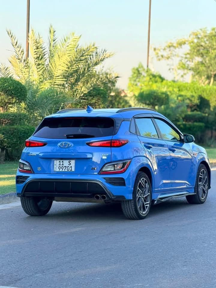 🚗 للبيع 

Hyundai Kona N-Line 2022

هيونداي كونا N-Line 2022 

🌍 بغداد حي الجامعة 

•   🛣️  المسافة المقطوعة    - 63 الف كلم 
------------------------------------------------------------ 

💰 السعر:  143
✅ المواصفات :

هيونداي كونا N-Line
📅 الموديل: 2022
🎨 اللون: ازرق 
📍 الممشى: 63,000 كم
🌍 وارد أمريكي
⭐ الحالة: ممتازة
⚙️ محرك 1.6 لتر تيربو
🔩 4 سلندر
🔧 جير أوتوماتيك
🛞 دفع رباعي AWD
💿 جنوط رياضية 18 إنش

• شاشة لمس
• بلوتوث
• Apple CarPlay
• Android Auto
• كاميرا خلفية
• حساسات أمامية
• حساسات خلفية
• مثبت سرعة
• مقود رياضي متعدد الوظائف
• تشغيل ذكي (Smart Key)
• مكيف أوتوماتيك
• إضاءة LED
• وضعيات قيادة متعددة

التواصل ***********
