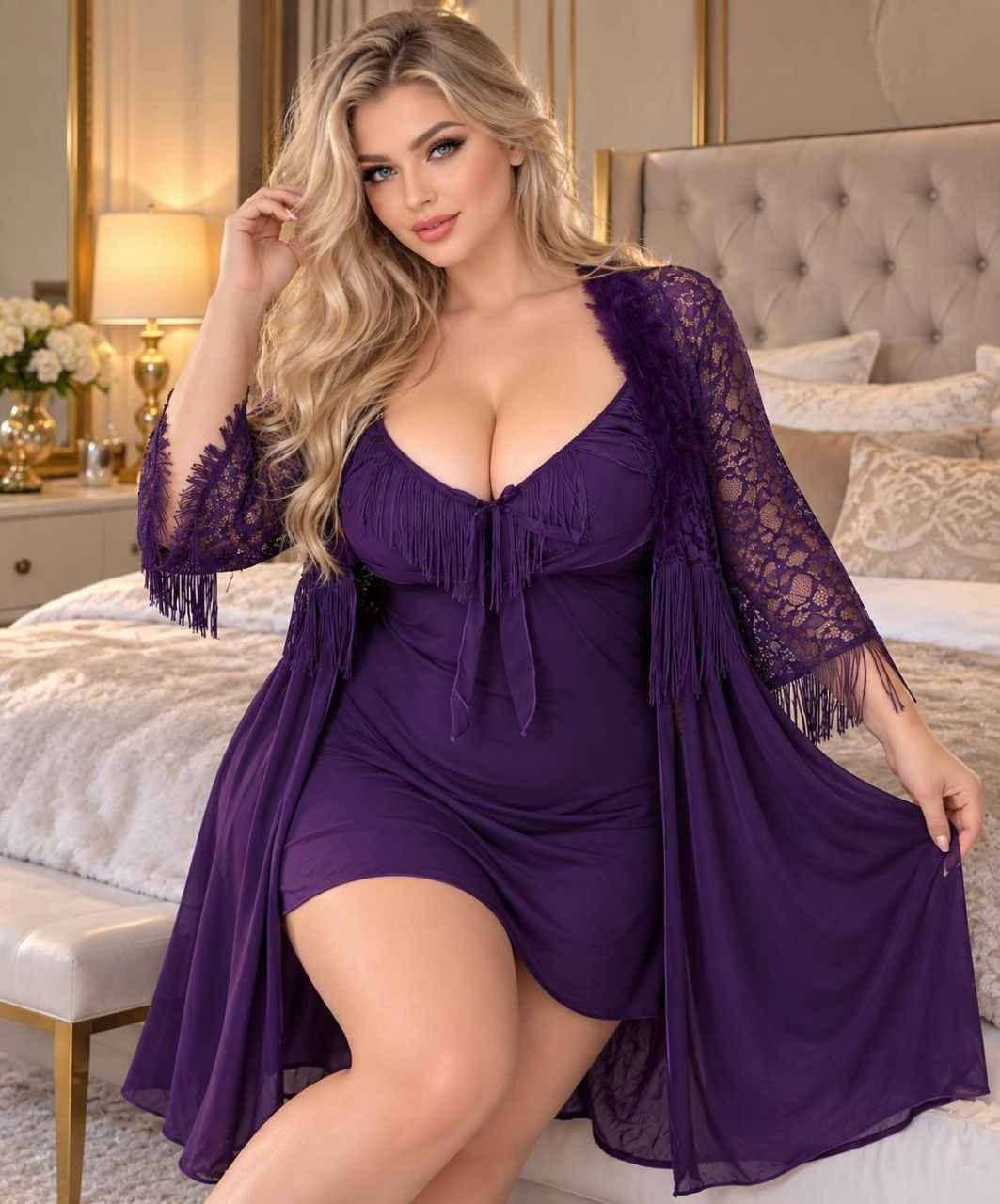 روب • فري سايز • نص درزن