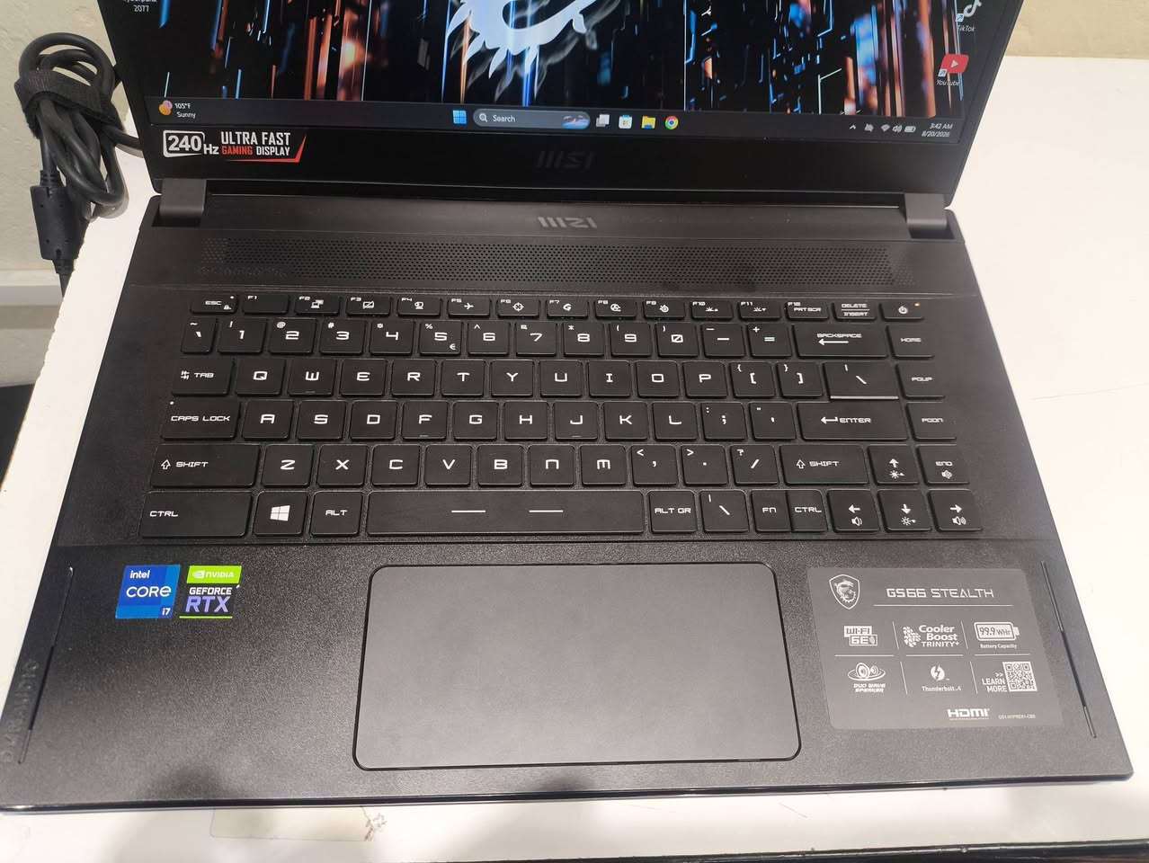 🔥 مو بس Gaming… هذا جهاز للهندسة والتصميم الثقيل! 🔥

💻 MSI GS66 STEALTH 🖤
إذا تحتاج جهاز يشيل وياك برامج الهندسة والتصميم والمونتاج الثقيلة ويقدم أداء قوي بالألعاب، فهذا خيار يستاهل 🔥

⚡ i7 الجيل 11
🎮 RTX 3070 8GB
🧠 RAM 16GB DDR4
💾 SSD 512GB NVMe
🖥️ شاشة 240Hz
🌈 RGB Keyboard

🏗️ مناسب للهندسة والبرامج الهندسية
🎨 التصميم والجرافيك
🎬 المونتاج والبرامج الثقيلة
🎮 Gaming

💥 نظافة + مواصفات قوية + سعر صدمة بالسوق!

📍 عالم التقنية
📞  الاستفتار على واتساب ***********

🚨 قطعة محدودة — فرصة قوية للي يريد جهاز يعتمد عليه.
