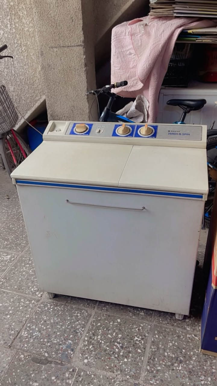 غساله حوضين للبيع بسعر 100
