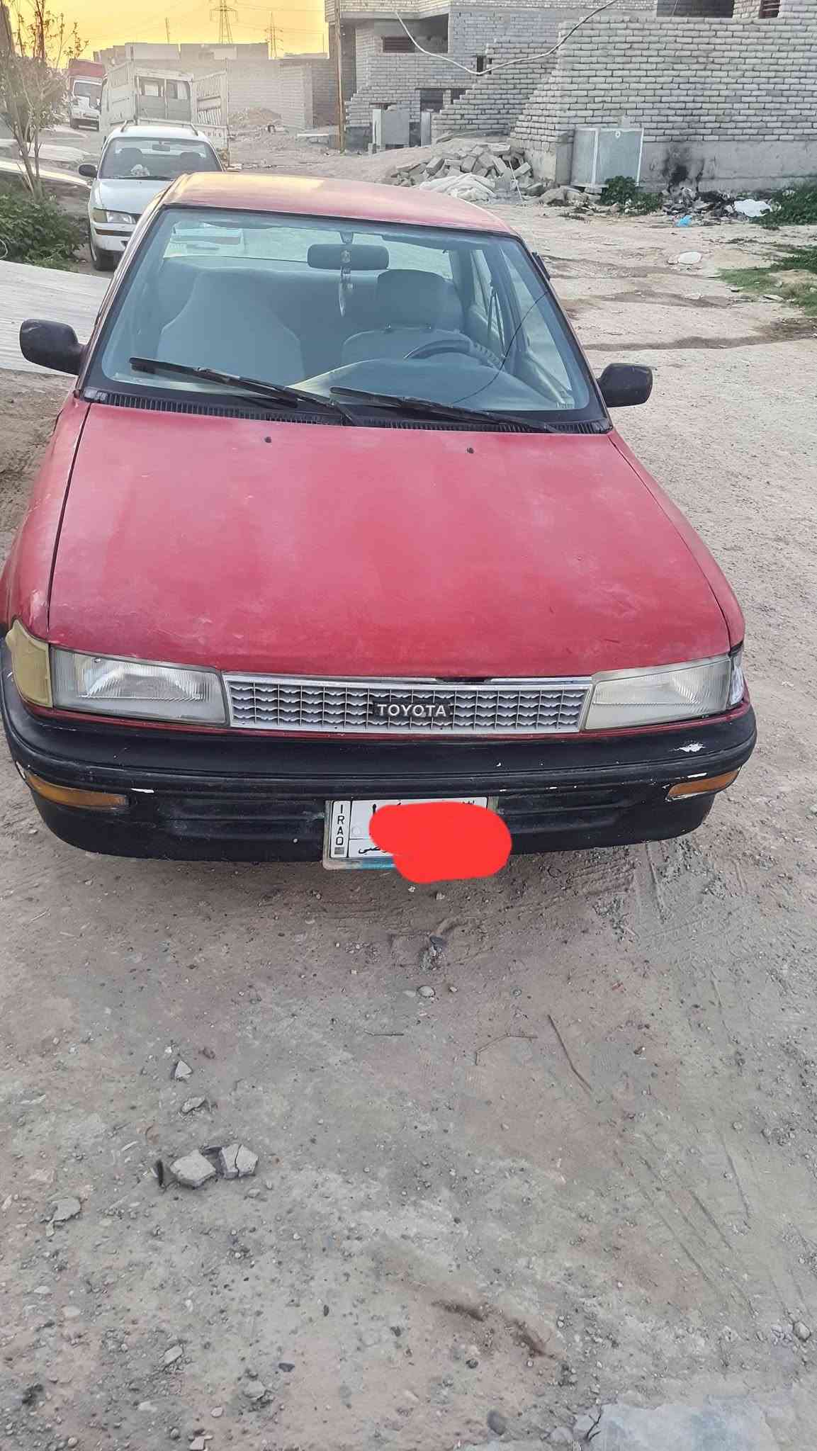 كورلا ٩١ محرك ١٦٠٠ لاتنقيص لاتبخير كير جديد مال كصه باتري جديد داينمو جديد
صلنصه جديده اويالا جدد تايرات اماميه جدد الوره انضاف كهربائيات كلها شغاله مشروع وطني رقم صلاح الدين 
سنويه ٢٨ المكان سامراء 
السعر ٣٥ قفل قفل 
***********
