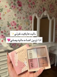 Neverti Face lllusion Palette |هايلايتر باليت نفرتي - - قوامه مائي خفي...