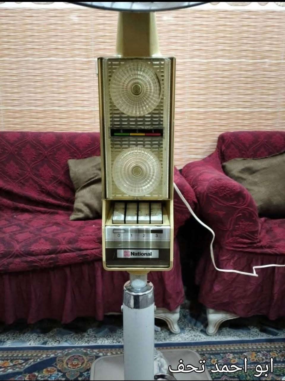بنكه نشنال يابانية ستيراد شركة الصناعات الكترونية كل القطع جديده فقط الحاضن مستعمل قليل السعر 125 الف يوجد توصيل ***********
