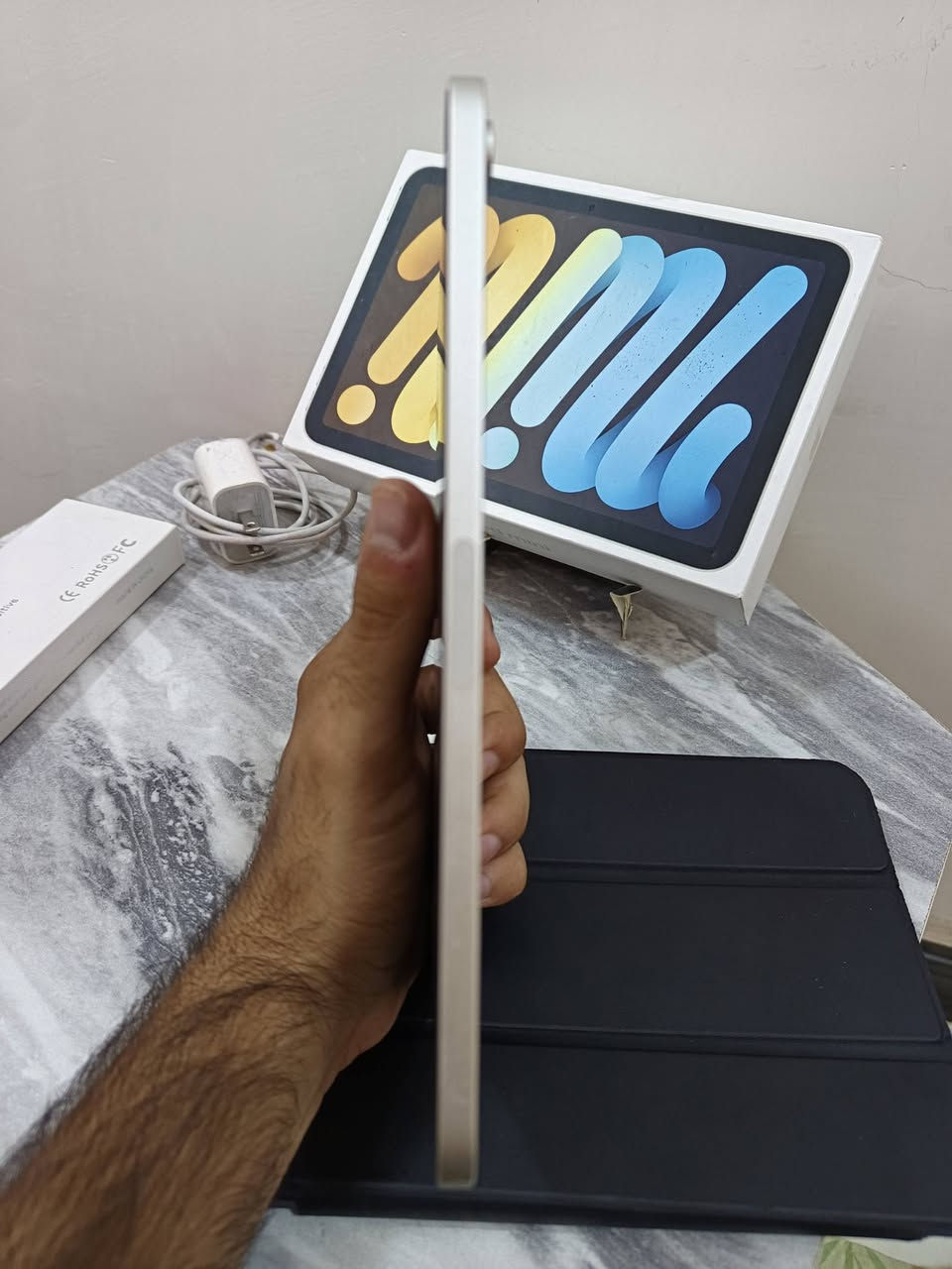 ايباد مني 6 ذاكرة 256
iPad Mini 6

جهاز نضيف وموضح بالصور بس مبدل 

أي سي وذاكرته 256 يجي كامل ملحقات الأصلية كارتون وشاحنه وكفر وقلم كوبي يدعم راحه اليد سعره 350 وبيه مجال للشراي ومتوفر توصيل لكل المحافظات
***********
