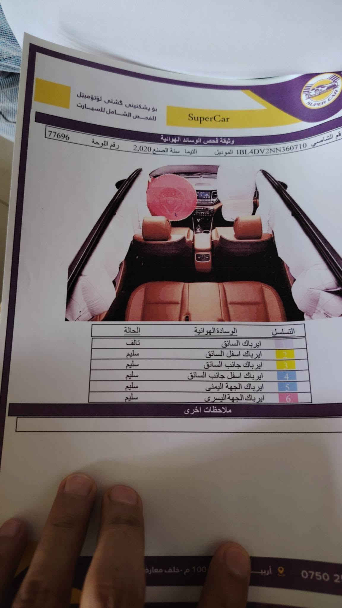 السلام عليكم التيما
موديل ٢٢
ماشيه ٤٣
فئه sv
رقم أربيل باسمي تحويل مباشر
سياره ضررها بسيط ربع بونيد نفسه مصلح مصبوغ باقي سياره كفاله من صبغ تبديل بارد
مازدات بلاد حجر بيئه بلاد ع وضع شركه
سعرها ١٥٠ بي مجال
 مكانها ديالى شهربان
***********
