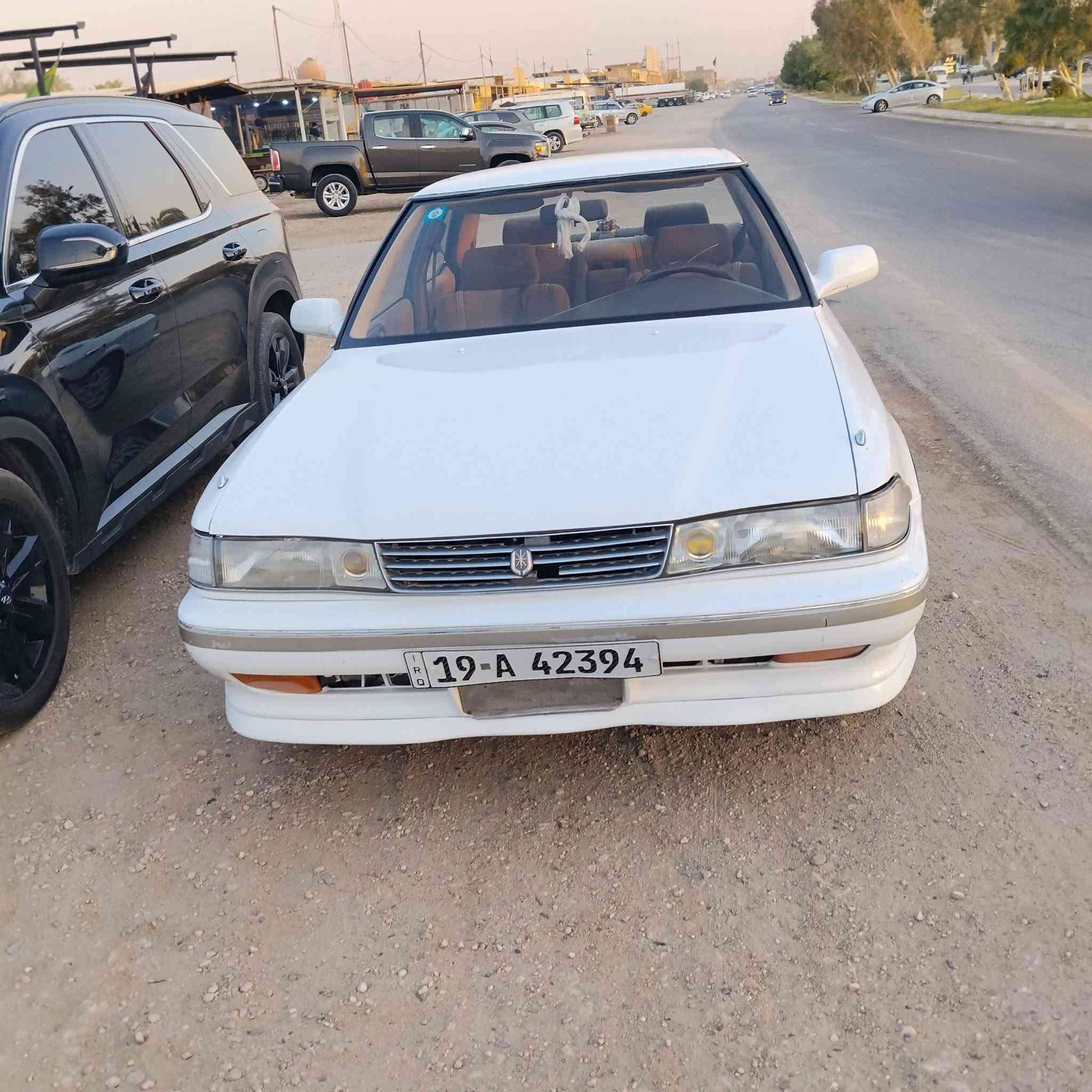 السلام عليكم
مارك عضم موديل 91 رقم كربلاء الجديد 

مكينه كير جديد تبريد ثلج 

حداديه جديده تخم تاير جديد 
بس المشط الستيرن تعبان فقط 

السياره لا كص ولا نقل جثه ولا الضربه القويه 

السعر 55ومجال 

المكان حله محاويل

***********
