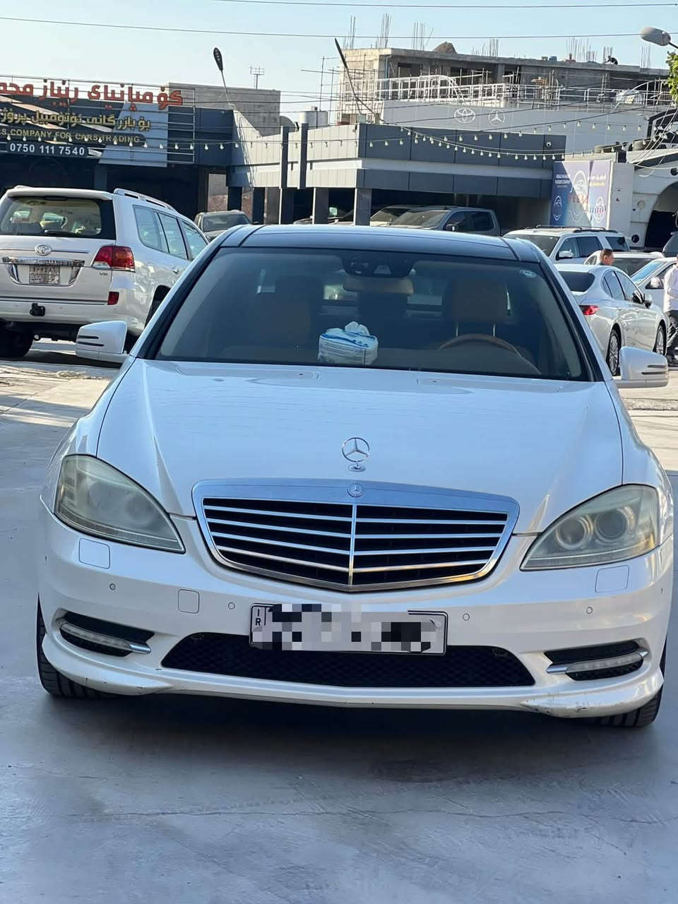 مارسيدس حجم S 350 موديل 2011 
وارد خليجي مكفوله كفاله عامه
رقم اربيل مميز بأسمي وكاله و تحويل ومباشر 

عداد المسافه 200 الف 
المواصفات 1/1 معروفه فول تجي 
محرك V6
سلايت 
كشنات جلد وكهرباء
كشنات خلفية كهرباء
كل الكشنات تدفئة تبريد
كل التجاوي كهرباء
بلوتوث 
تلفون
5ابواب شفط
5 بردات
حساس امامي خلفي
لايت وبك لايت لد
لايتات داينمك
جكات 
3 قطع تبريد  امامي خلفي وتكم
كير مكينه صدر تايرات تبريد كلة 100‎%‎ سياره جاهزه 
وبعد بيها مواصفات
***********
***********
