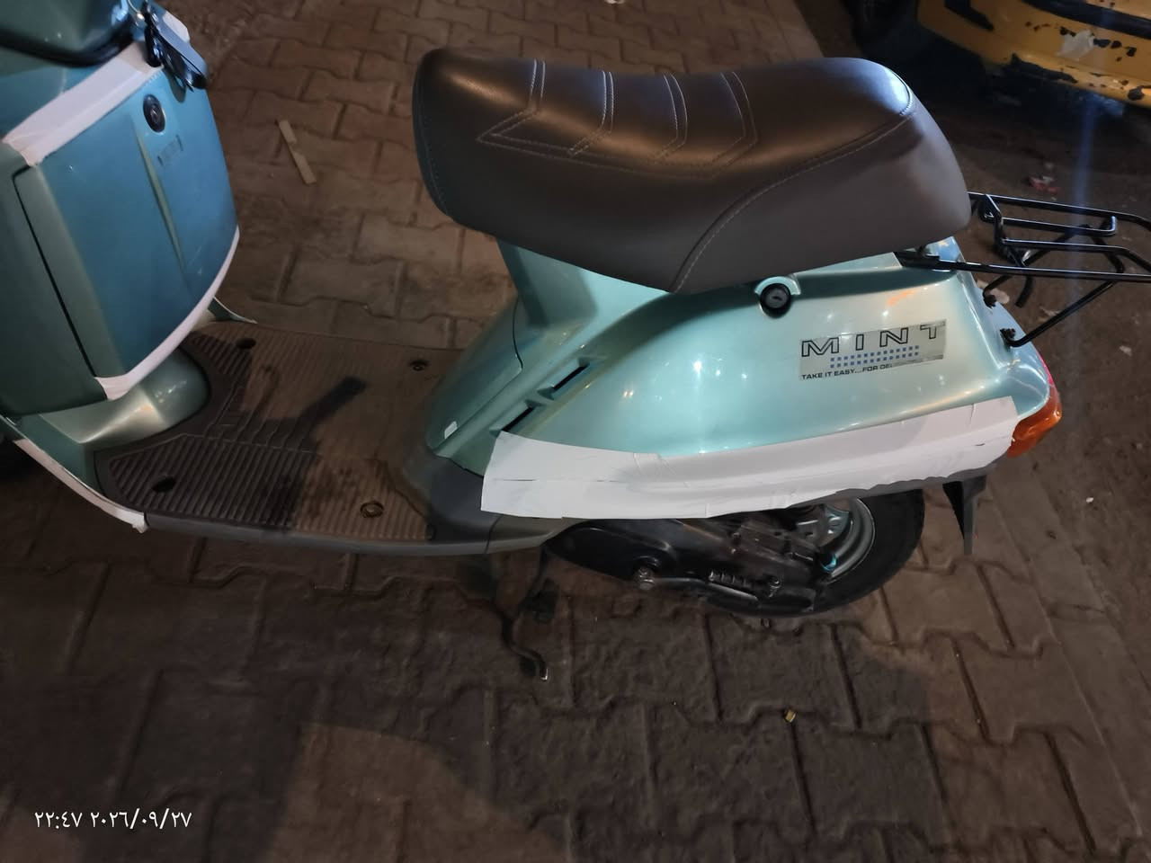 سلام عليكم دراجة منت للبيع بحالة الوكالة زيرو زيرو ماشي 5 الاف بس محرك 60ccخبط وسرعة توصل 70 شلعة ومعدل اتخبل الدراجة خير من الله ومال جناي اعيد واكرر الدراجة بحالة الوكالة السعر 550 وبيهة مجال قليل *********** متواجد على واتساب ما متواجد فيس

نص مكتوب في الصور:
- ٢٢:٤٧ ٢٠٢٦/٠٩/٢٧