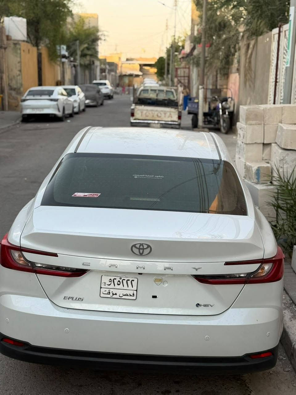 كامري هايبرد ياباني 2025 فول عبداللطيف
محجوزه للمصرف مقترض وكفيل بغداد نفس البيت وكاله مجانيه زيرو 
مكينه 2500 فول مواصفات فتحه برده حساسات كشن كهرباء ابيع نقد فقط 
مكاني البصره ***********
