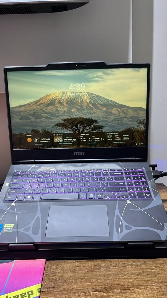 لابتوب msi للبيع
موصفات 
كرت 5060rtx 
معالج كور 7
رام 16
تخزين 512
لابتوب بعدة داخل ضمان مستخدم شهر واحد فقط
سعر1600 بيه مجال لشراي 
***********
