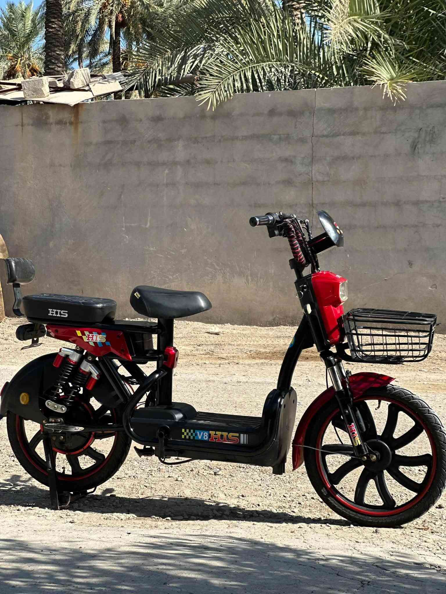 سلام عليكم بايسكل شحن للبيع نوع HISخمس بطاريات جدد خير من الله اشاير بريكات من كلشي جاهزه مثل ماوضح بصوره جديده سعر 230وبيه مجال المكان ديالى بعقوبه الرقم ***********
