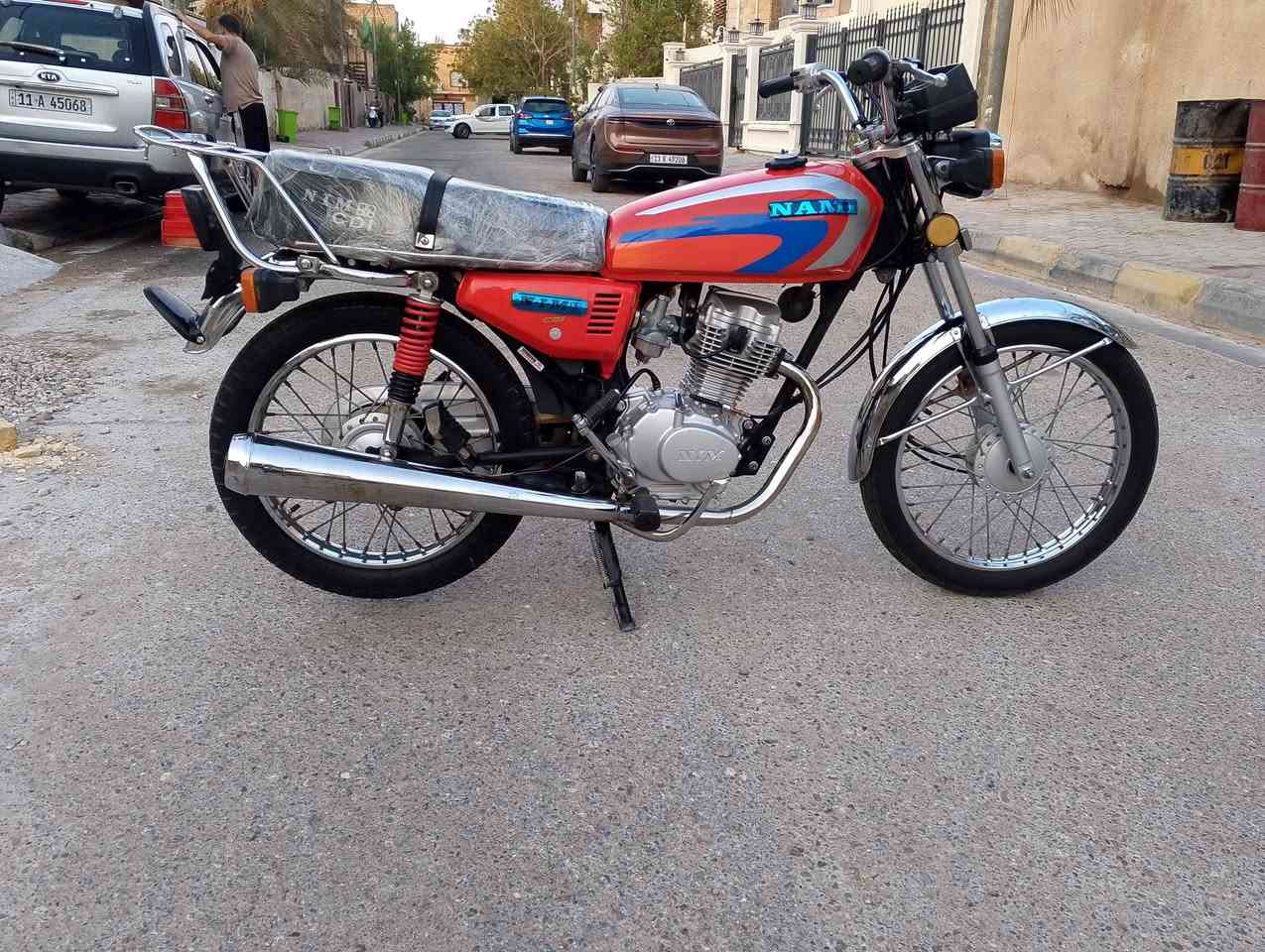 السلام عليكم دراجه ناما للبيع اوراق اصولي الموديل 2022 كامله مابيه نقص برغي المكان كوت الرقم ***********

