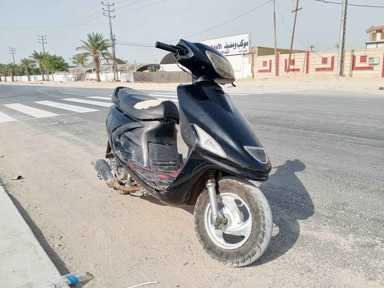 السلام عليكم
فراشة للبيع محرك حاوية ما مفتوح نگرة سلف دبلات وكهربائيات كلشي بيها شغال دراجة ما عايزة برغي  كفرات بلادي ختم شركه دراجه نضيفه بس عوزها غسل
 السعر 350 ومجالها بسيط مكاني النجف الحيدريه
التواصل واتساب ***********
