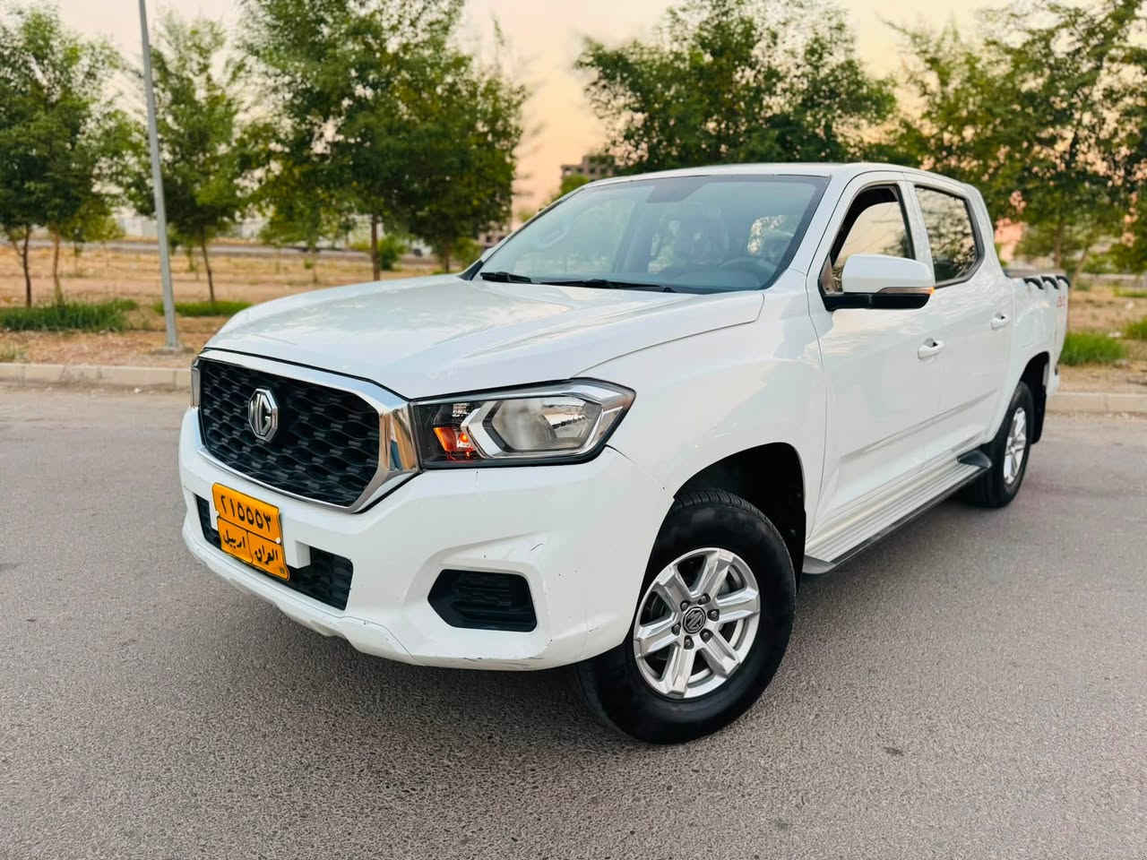 ئێم جی MG T60 2021
♦️پیکەب.دەبڵ أكسل.

📍مواصفات گێڕ عادی.ويل كەپ.شاشه.

📍 گێر و مەکینە قەزافی 2.4   

📌ته‌نها قه‌باخ سندوقی سارده‌.

🔥کەمترین سعر .💵122$💣🔥 

☎️موبایل  ***********

📍مکان   اربیل
