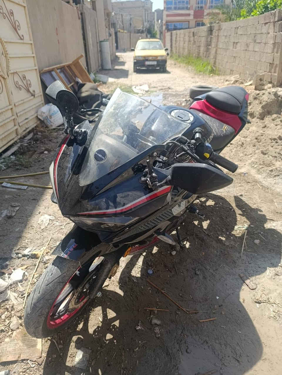 دراجه RR200 كفاله عامه كفاله عامه بسعر مناسب مال مستعجل
سويجات ثنين
بصمات ثنين تشغيل عن بعد
صالنصه رياضي
بس عدي اشاره وحده مكسوره بس تشتغل 
السعر ب مليون 500 وبيها مجال

*********** واتساب واتصال
مكاني بغداد
 قرب الجزيره السياحية
