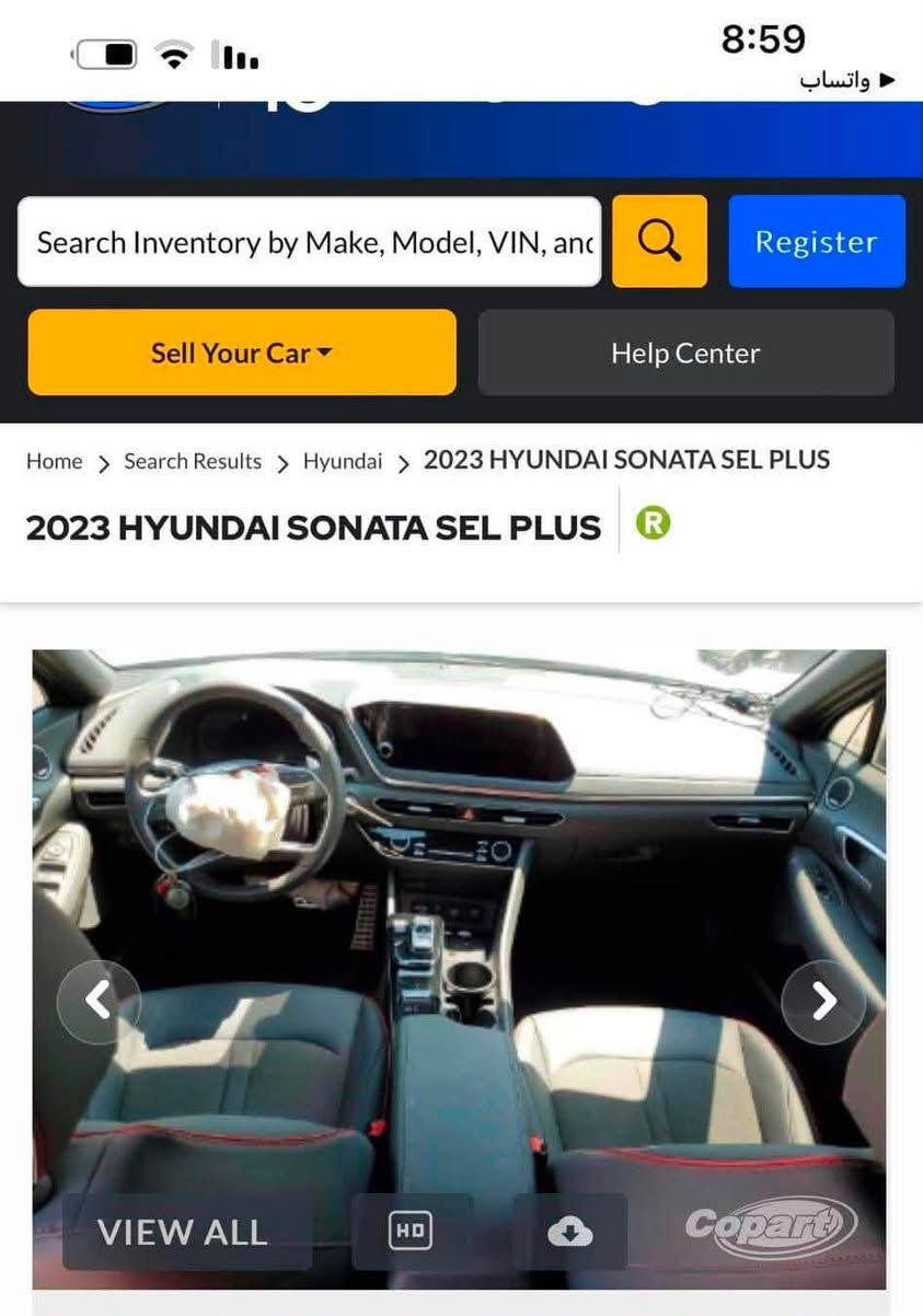 السلام عليكم
سوناتا 2023 فول مواصفات SEL plus  معروفه مواصفاته رقم بصره حرة بأسمي
بيه تبديل فقط بنيد وجاملغ الامامي راجع بارد لأصبغ ولا فتح
بيه قطعتين صبغ كلير 
السعر 163 بيه مجال 
***********
